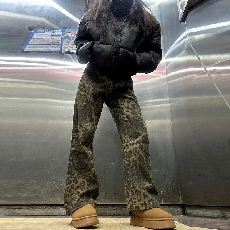 Leopard Print Trousers