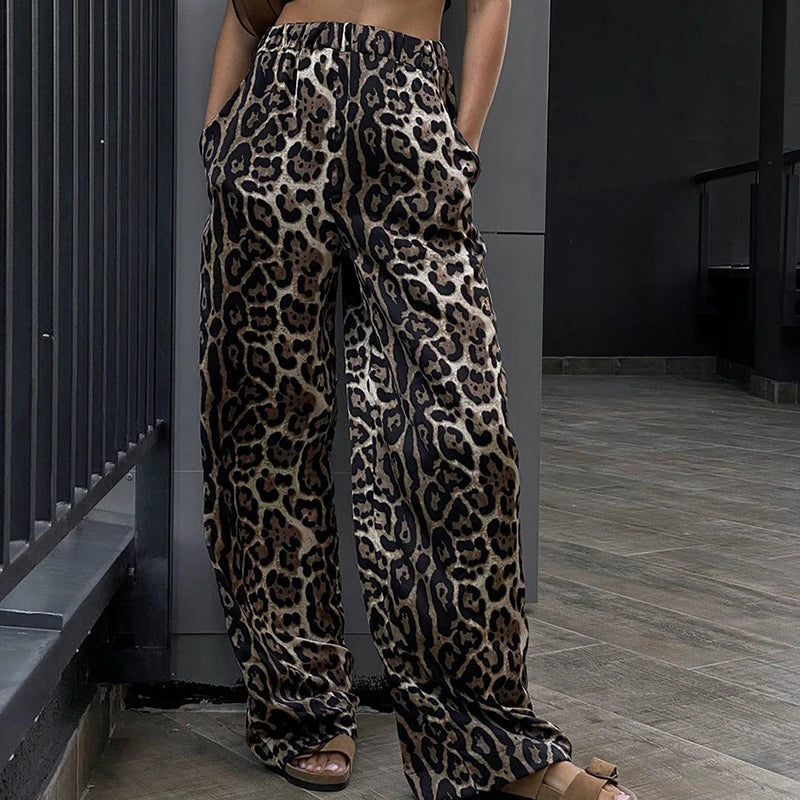 Leopard Print Trousers